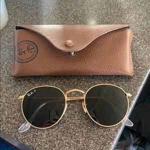 Ray ban round polarized sunglasses